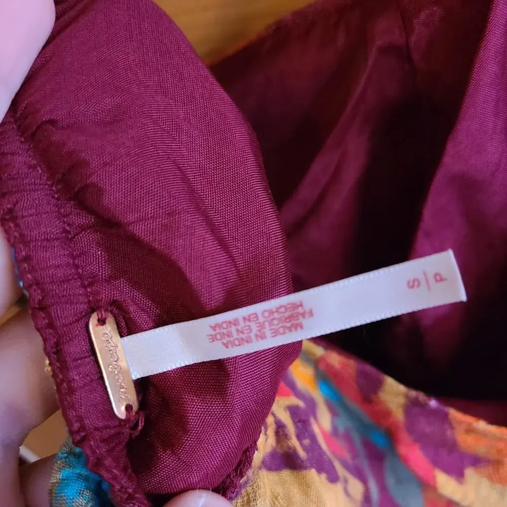 Free People Dress Sahara Maxi NWT Rare Desert S Boho Western Serape Rodeo Flowy - Picture 4 of 7